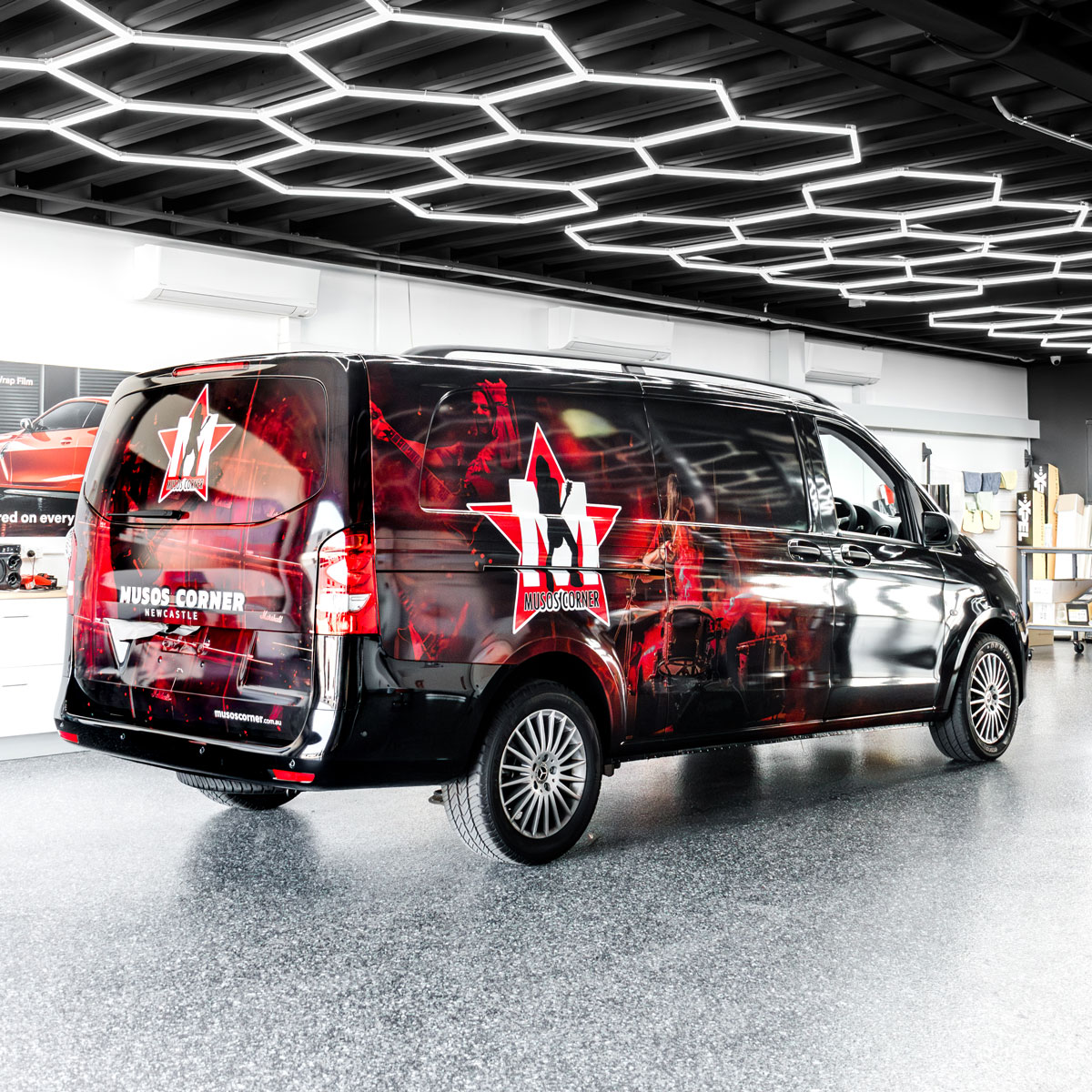Musos Corner Van Wrap